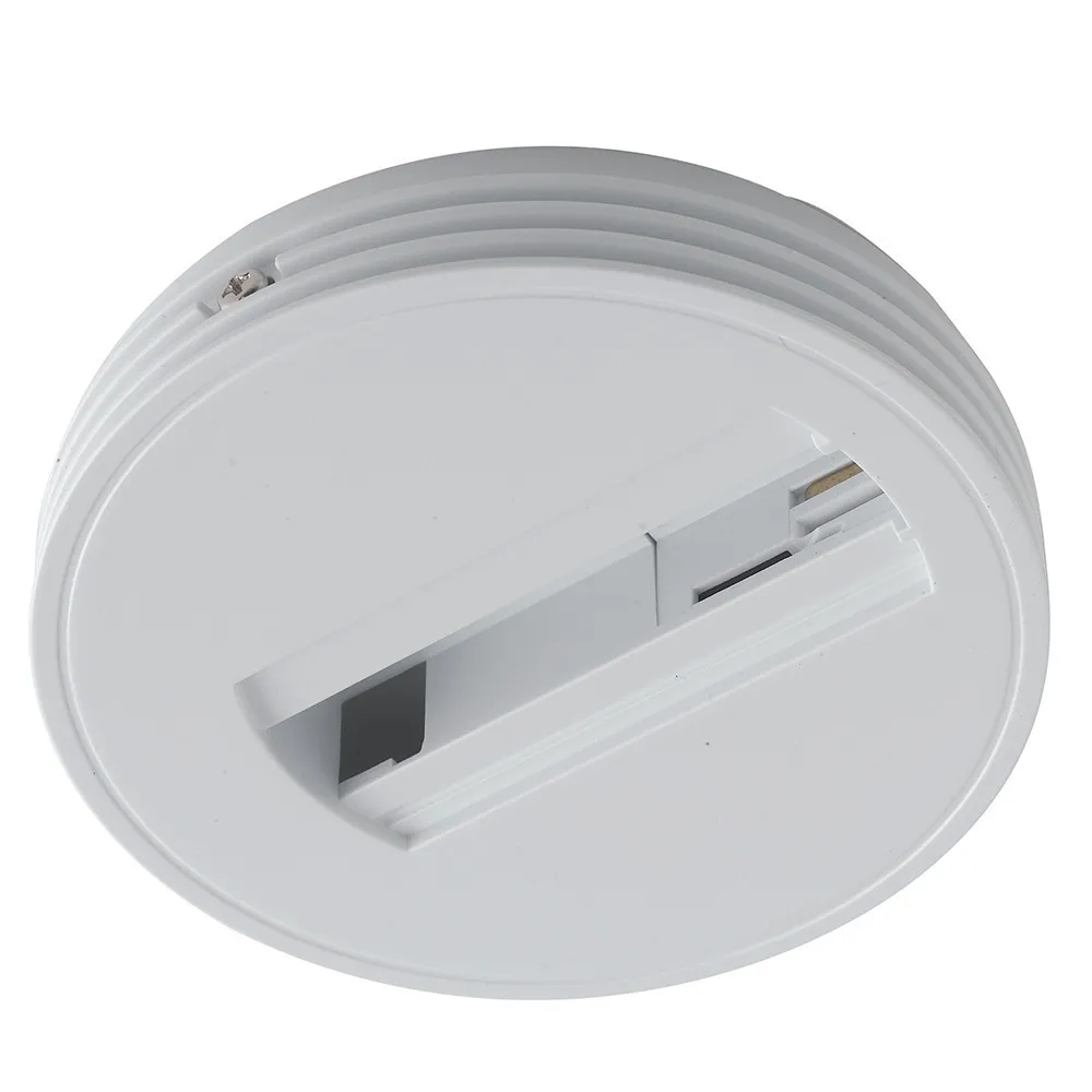 Base Tonda Per Faro Binario Trifase Bianco