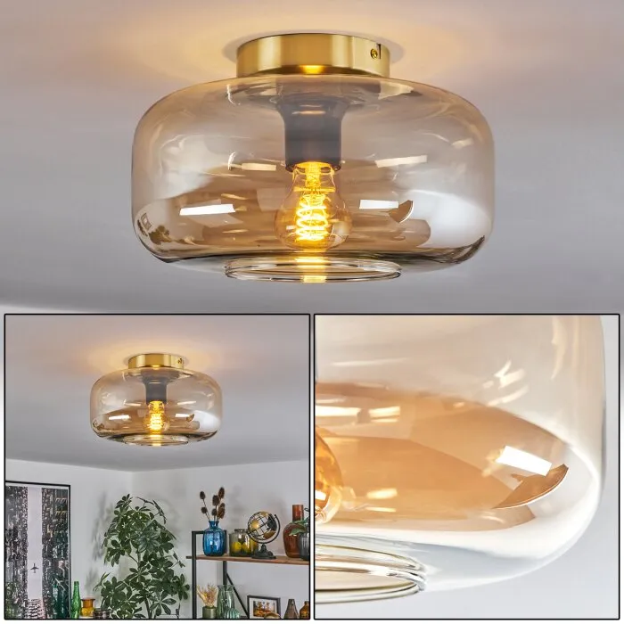 Boza Plafoniera Ottone, 1-Luce