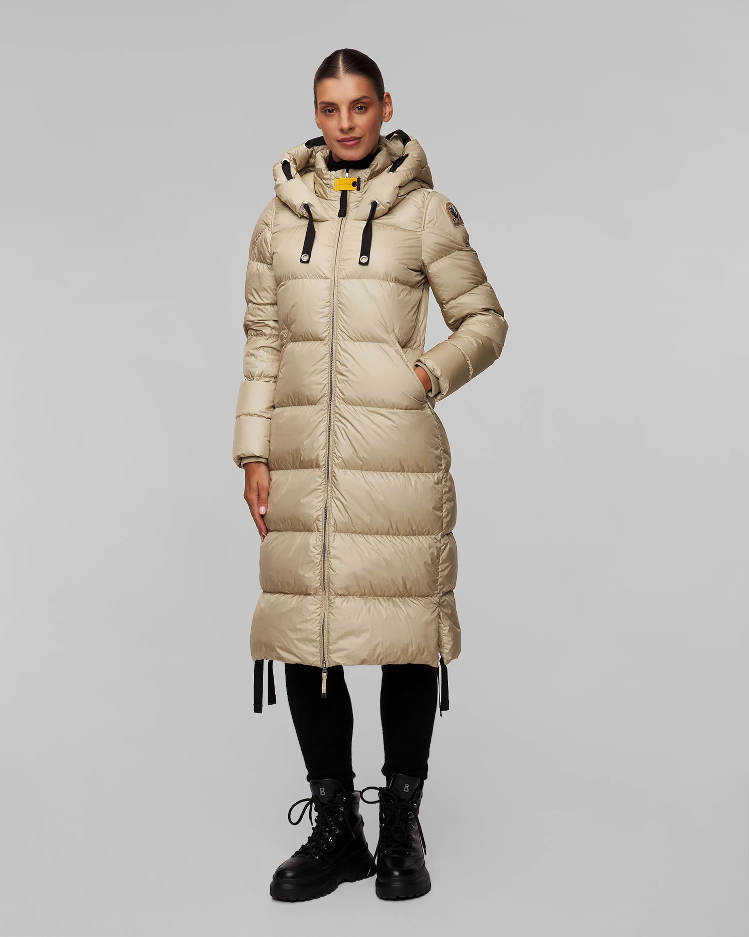 Cappotto beige con piumino da donna Parajumpers Panda 24WMPWPUEL31-209