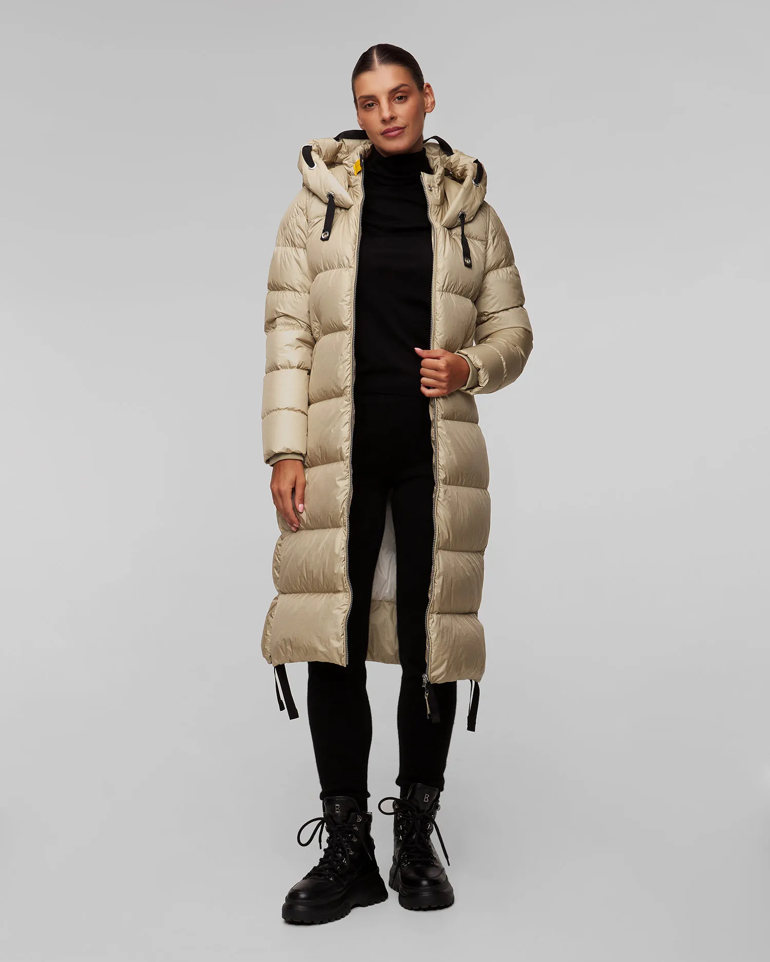 Cappotto beige con piumino da donna Parajumpers Panda 24WMPWPUEL31-209