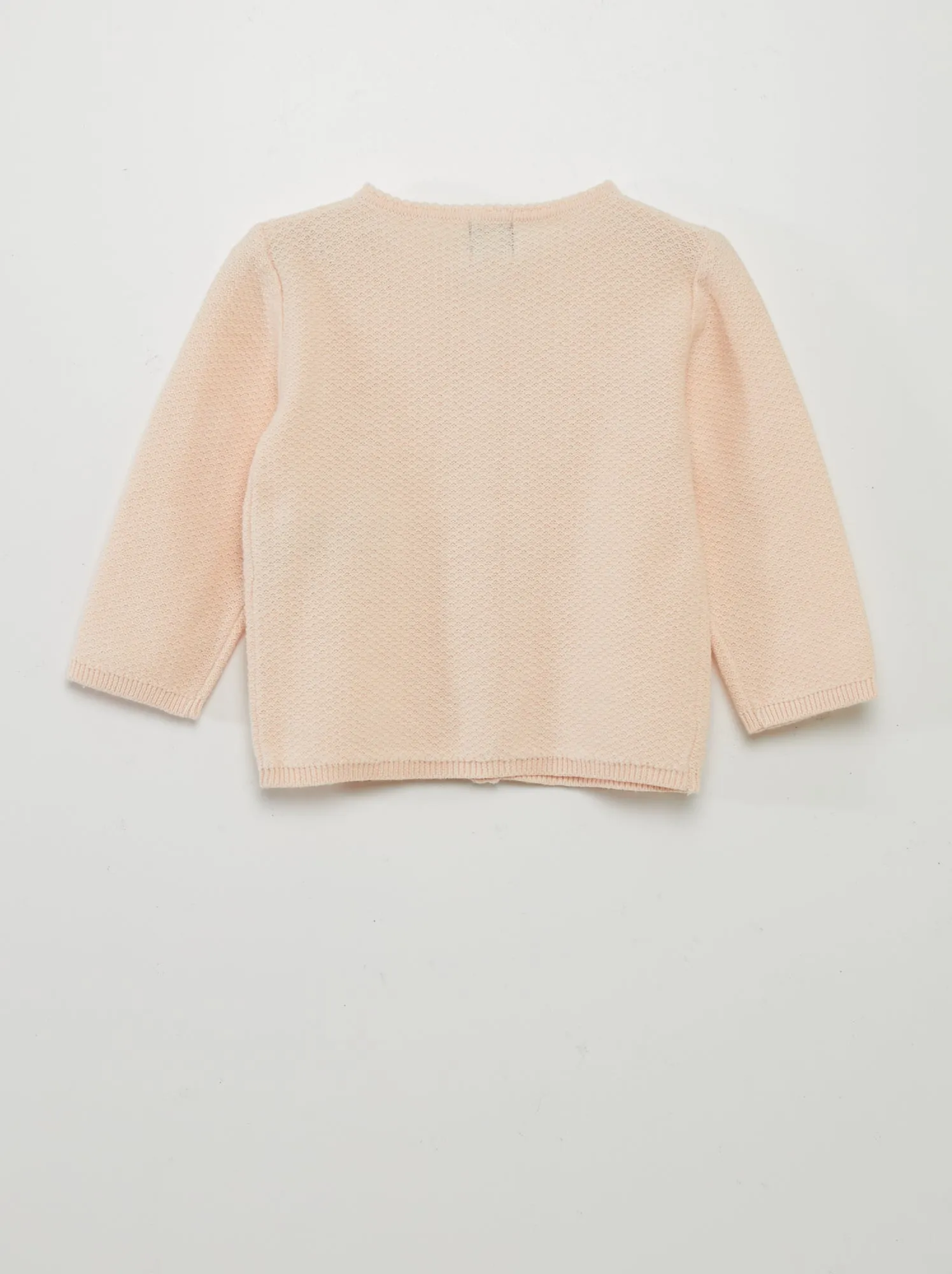 Cardigan in maglia fantasia - ROSA