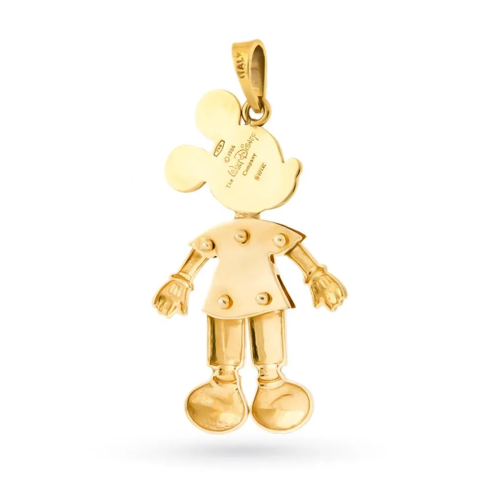 Ciondolo Topolino Walt Disney oro giallo 18kt