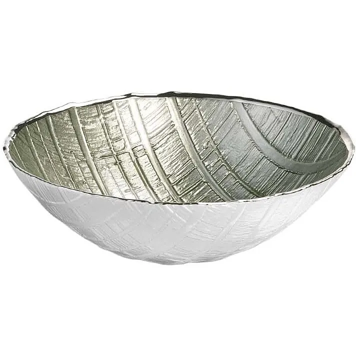 Ciotola Argenesi Wood colore Verde, Grigio/Argento