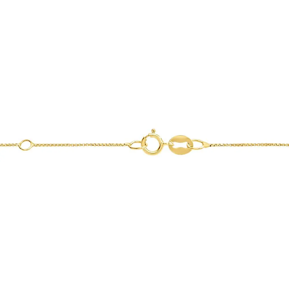 Collana Christelle Oro Giallo 375/1000 Cristallo Bianco 40 + 2 cm 1412264