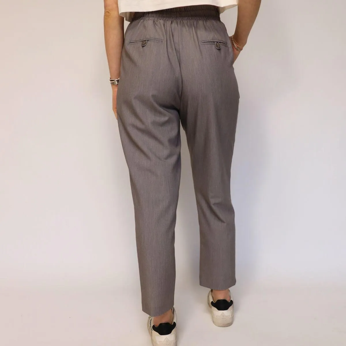 CROCHÈ PANTALONE CR06508-024 GRIGIO  