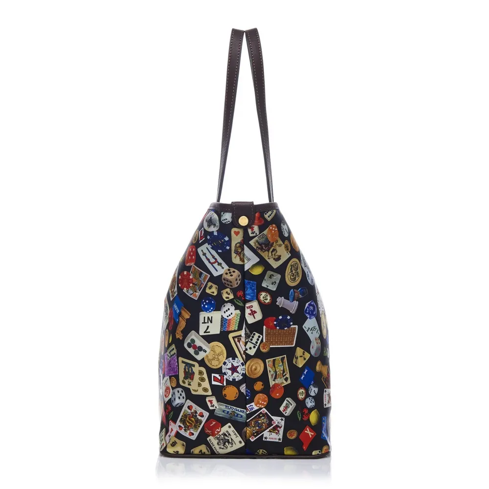 Divo Diva - San Remo - Nero Scuro - Borsa in Pelle - Made in Italy - Life is a Game Collection - Alta Qualità Luxury