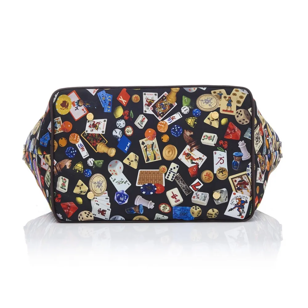 Divo Diva - San Remo - Nero Scuro - Borsa in Pelle - Made in Italy - Life is a Game Collection - Alta Qualità Luxury
