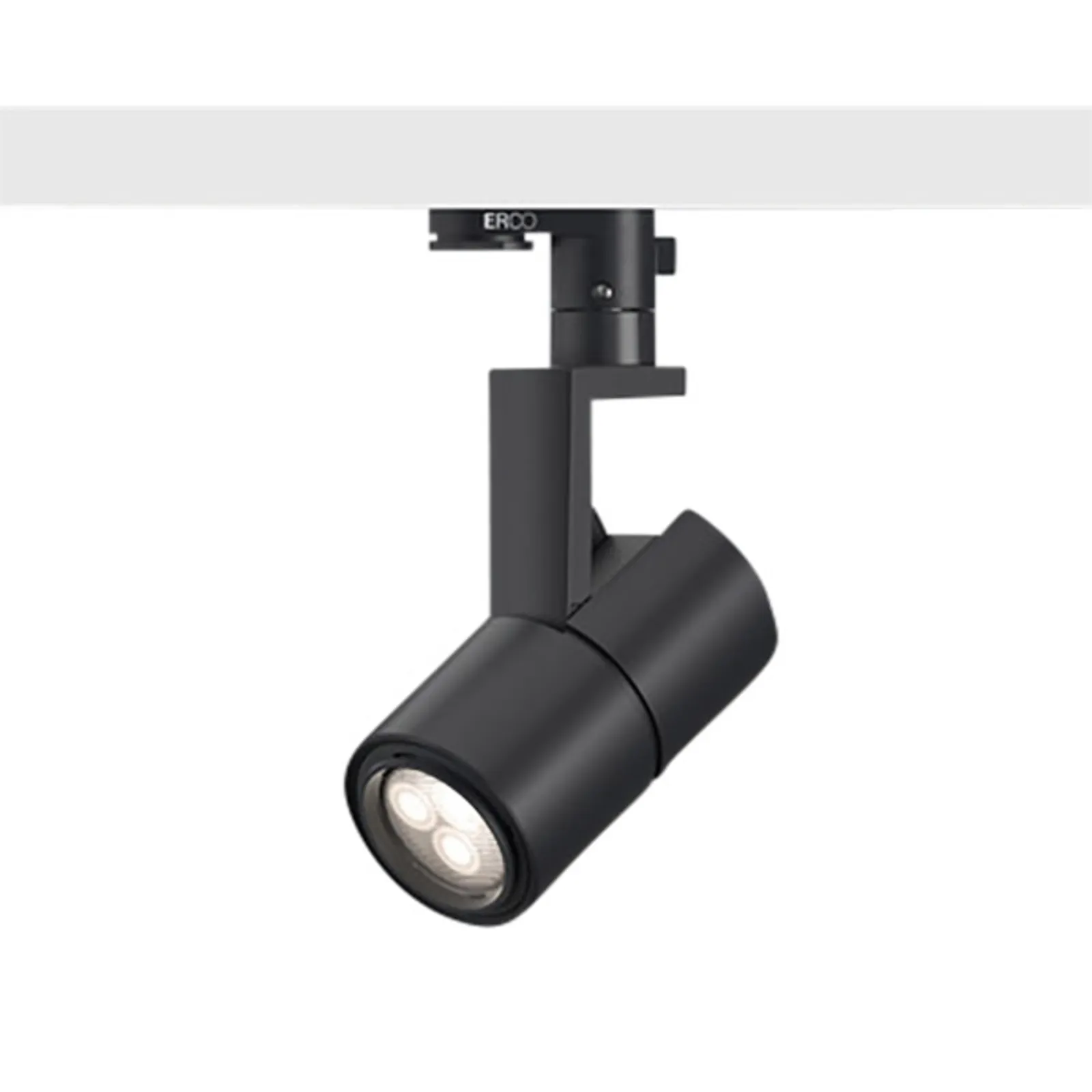 ERCO Parscan 230V faretto 6W wallwash 930 nero