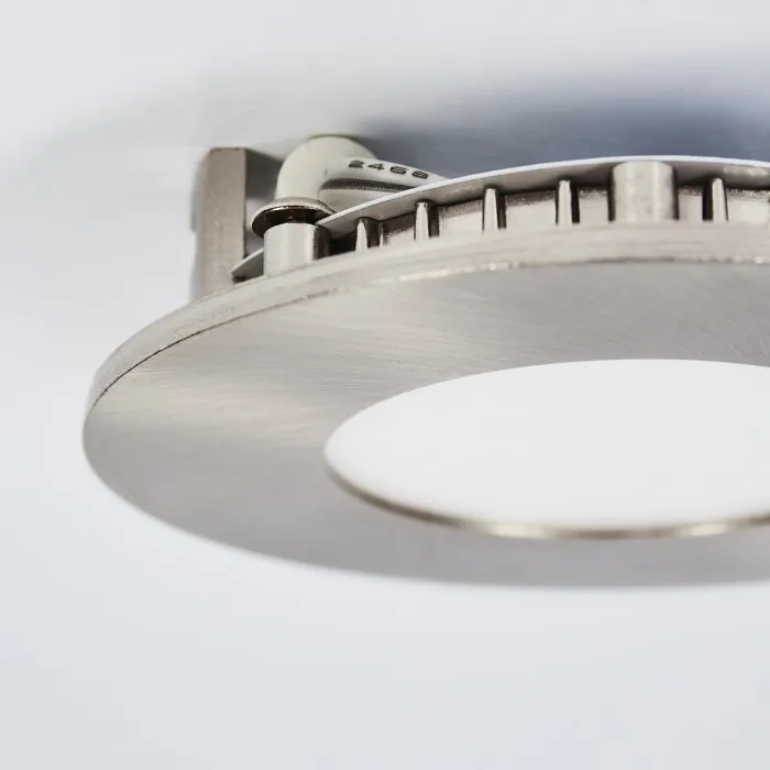 Finsrud Lampada da incasso LED Nichel opaco, 1-Luce