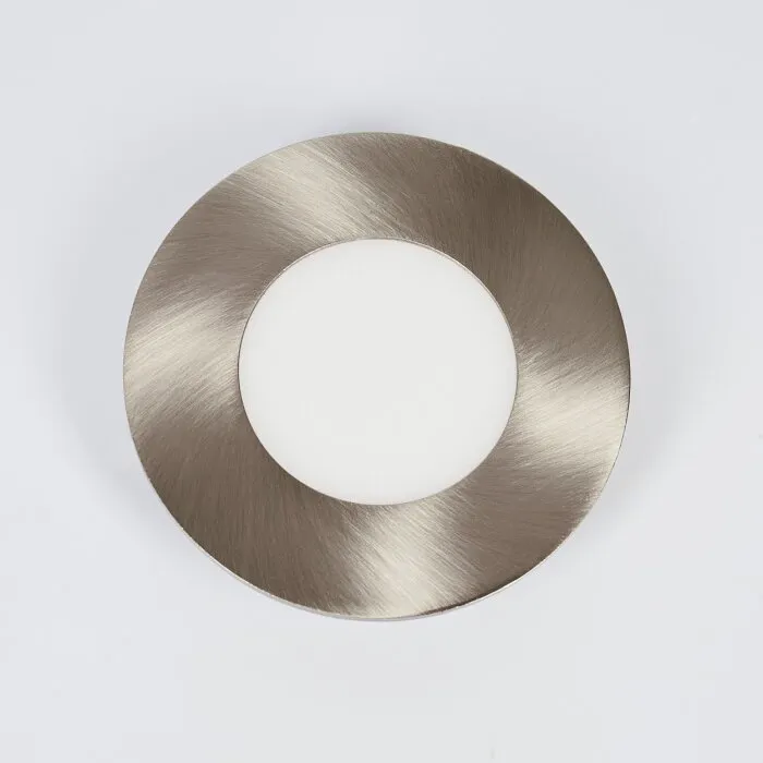 Finsrud Lampada da incasso LED Nichel opaco, 1-Luce