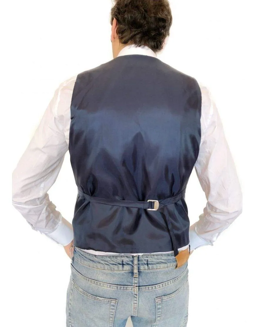 Gilet blu - Panciotto classico - Uomo