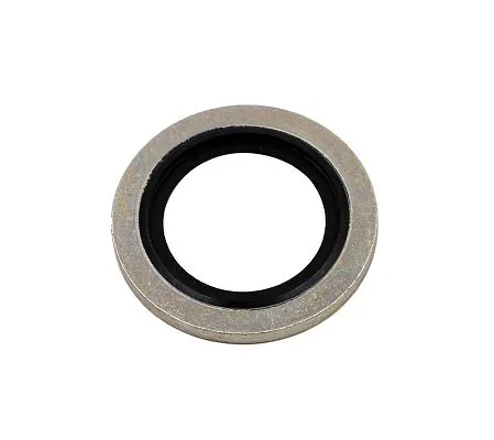 Guarnizioni di tenuta Hutchinson Le Joint Français in Gomma: DF851 e rondella: acciaio dolce, Ø int. 22.7mm, Ø est.