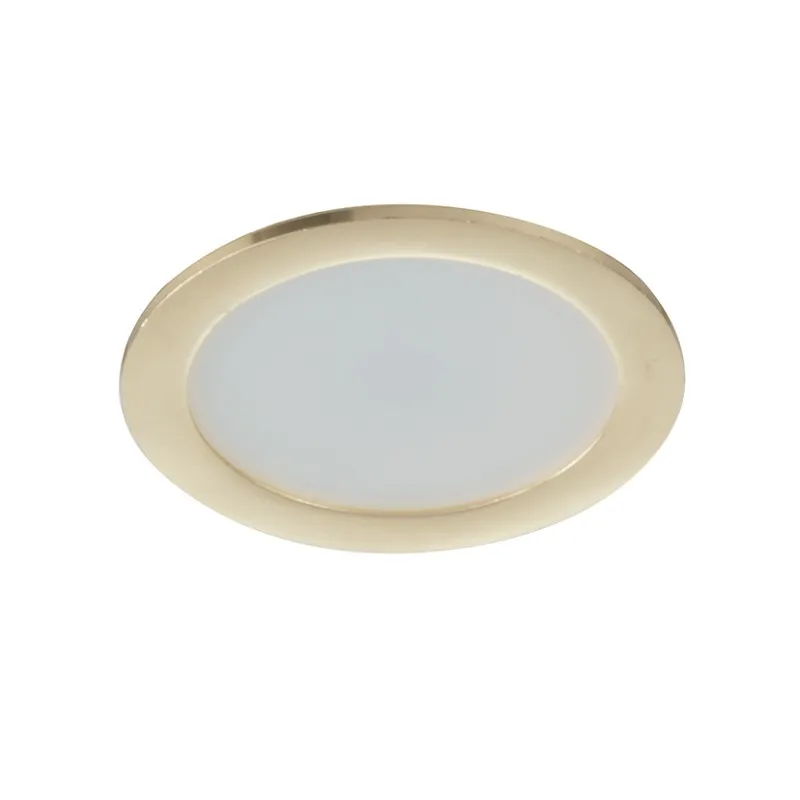 Incasso LED oro in alluminio 3x5w 1200lm 4000k 7x7x3,2cm