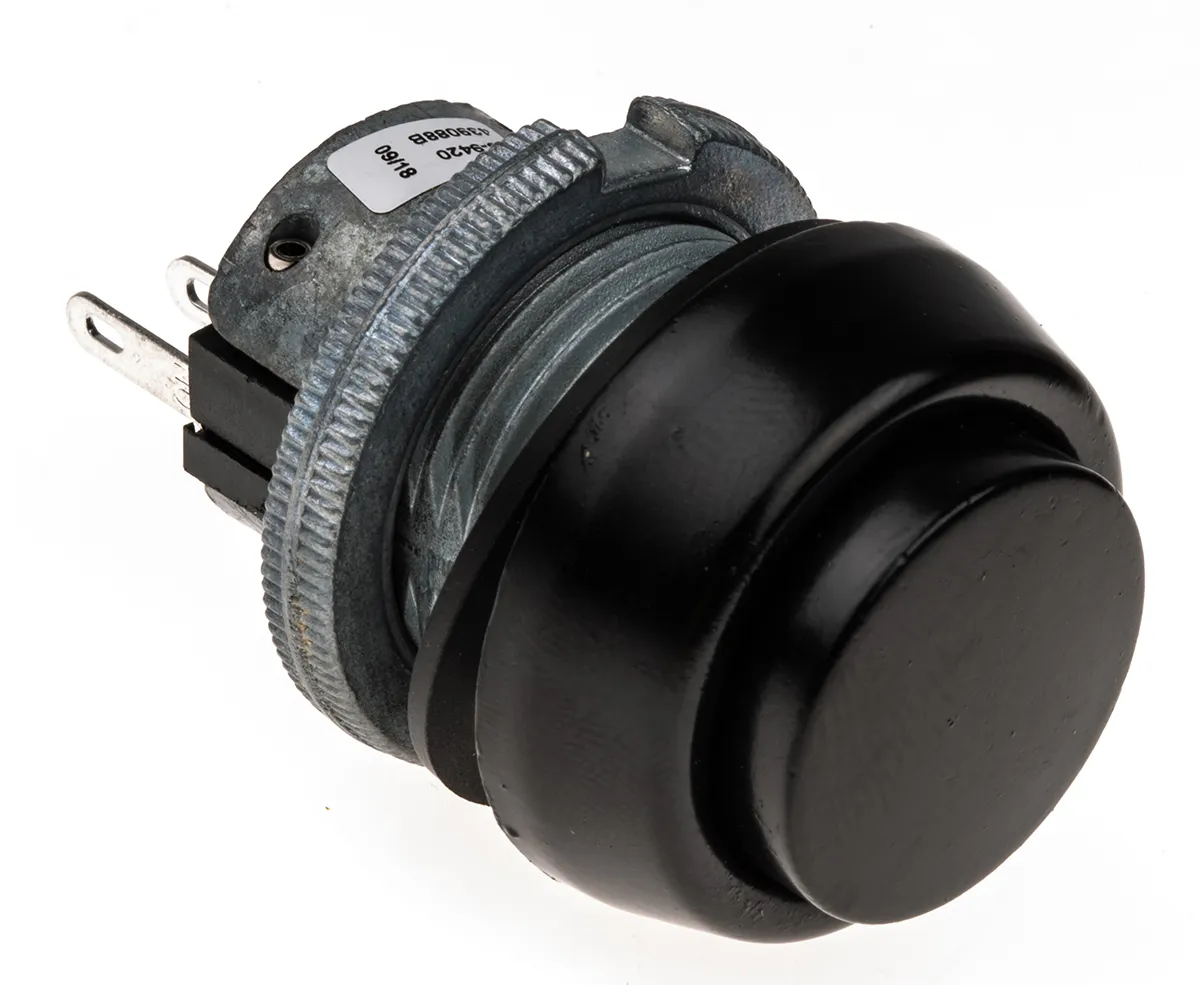 Interruttore a pulsante ITW Switches, Momentaneo, SPDT, , 10 A a 250 V c.a., IP67 Montaggio a pannello