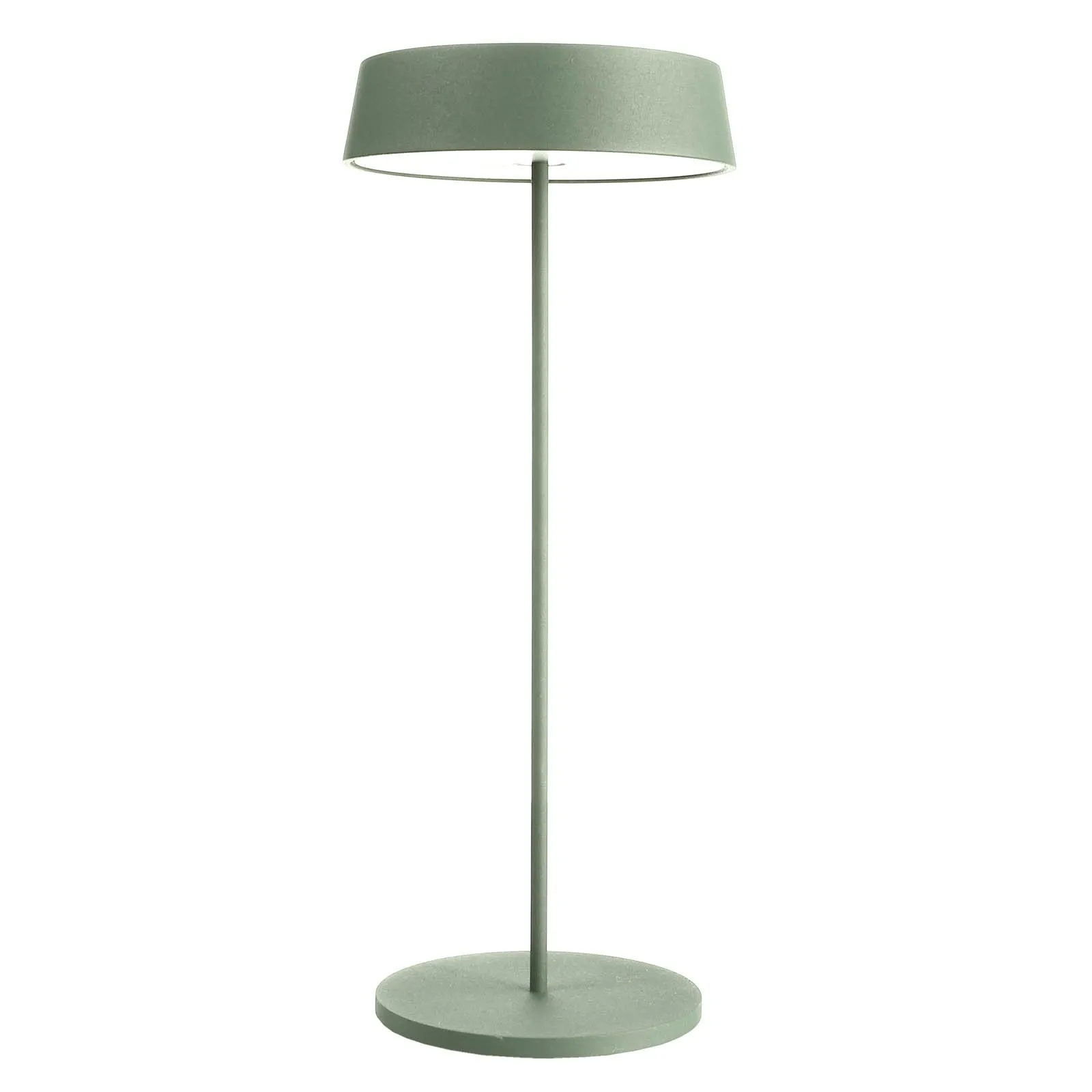 Lampada LED da tavolo Miram accu, dimming, verde