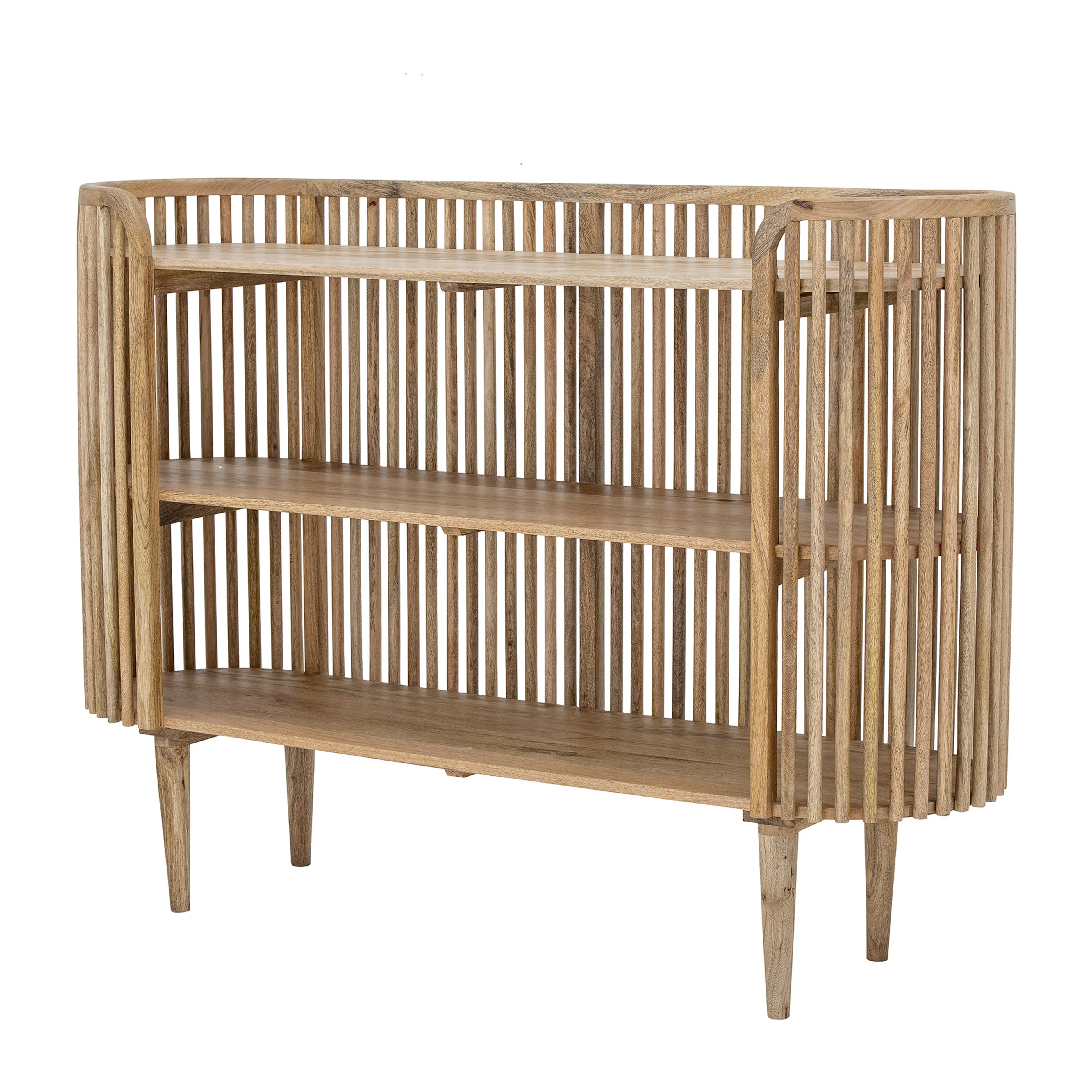 Libreria Sali, 152,5x44,5x105 cm.ji{font-size:18px}Legno di mango