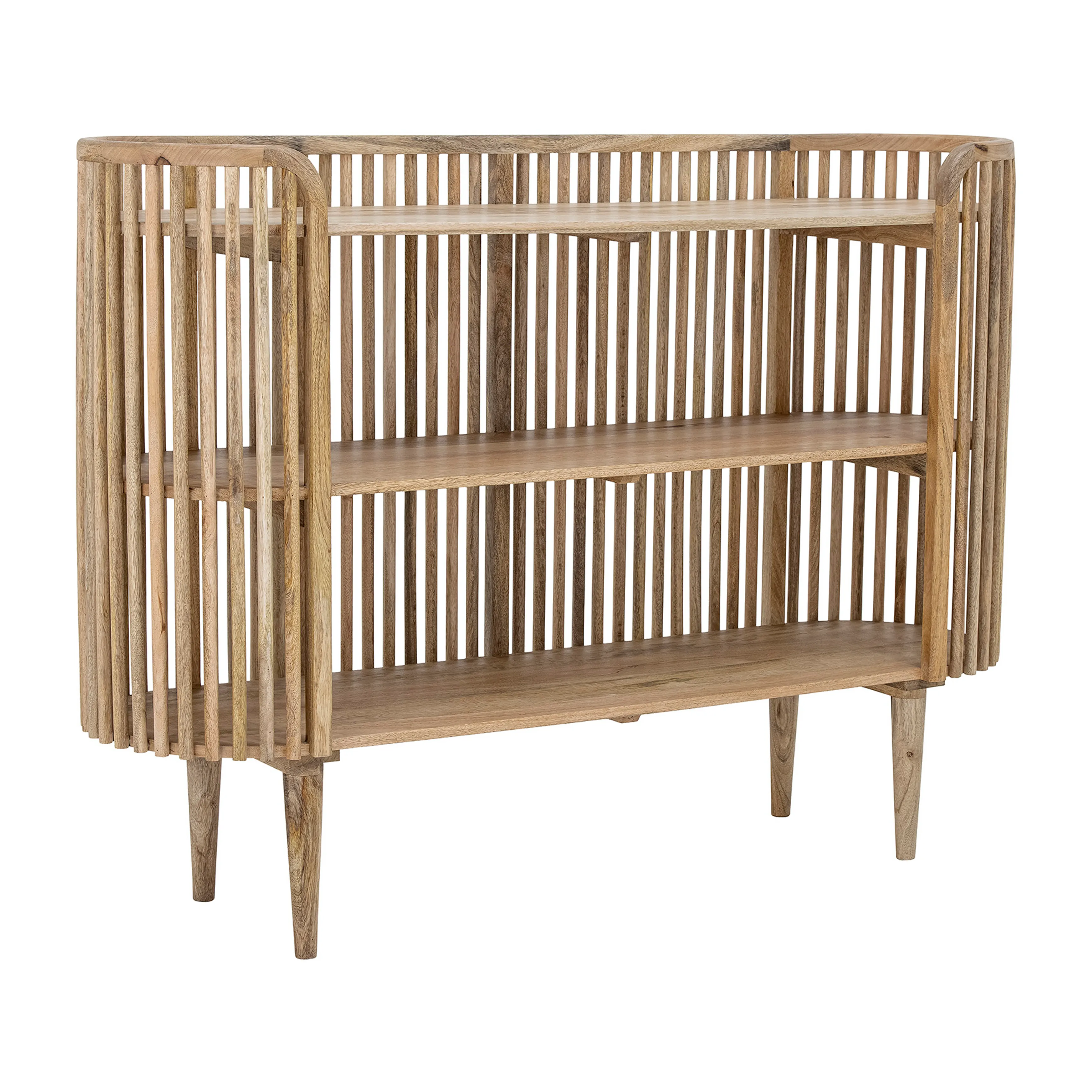 Libreria Sali, 152,5x44,5x105 cm.ji{font-size:18px}Legno di mango