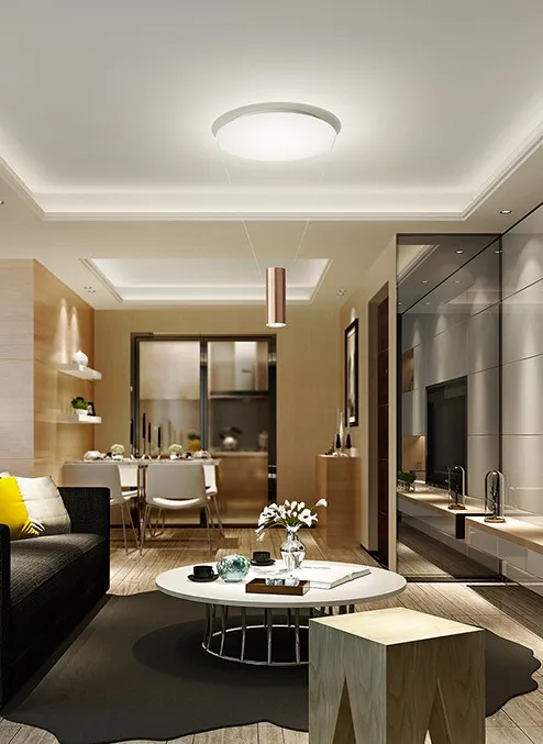 Plafoniera con Fili e Cilindro Oro Pendente Doppia Emissione Led Hang Perenz 6798 OR LC