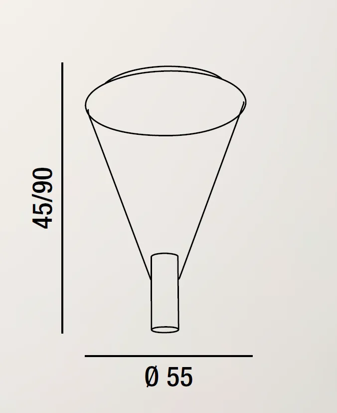 Plafoniera con Fili e Cilindro Oro Pendente Doppia Emissione Led Hang Perenz 6798 OR LC