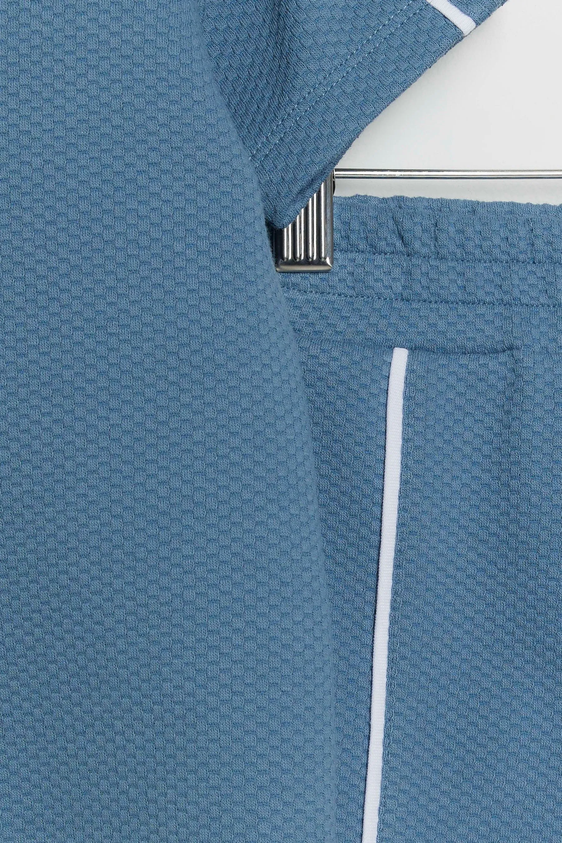 River Island Mini Boys Ecru Pique Polo Set    