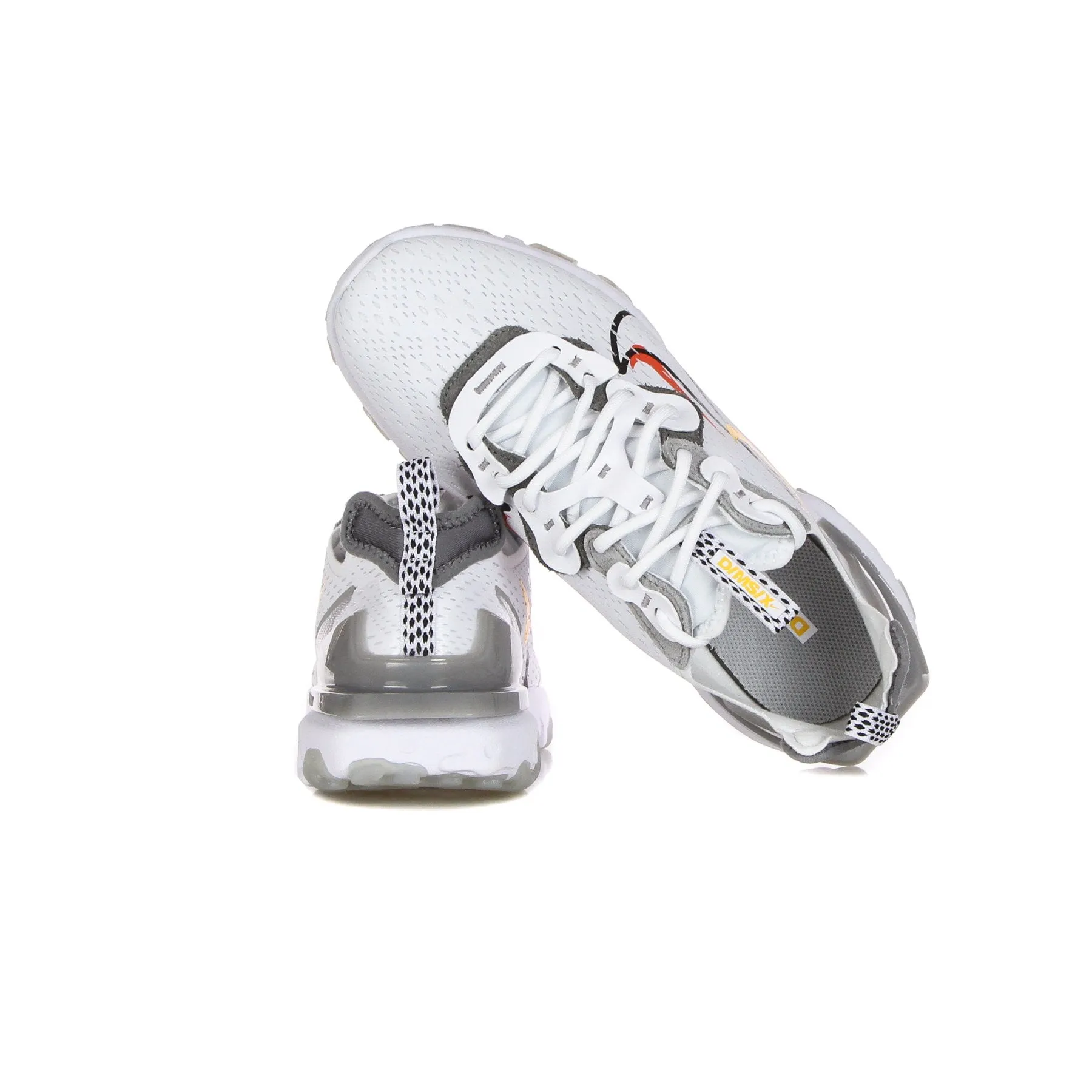 Scarpa Bassa Uomo React Vision White/black/lt Smoke Grey/smoke Grey
