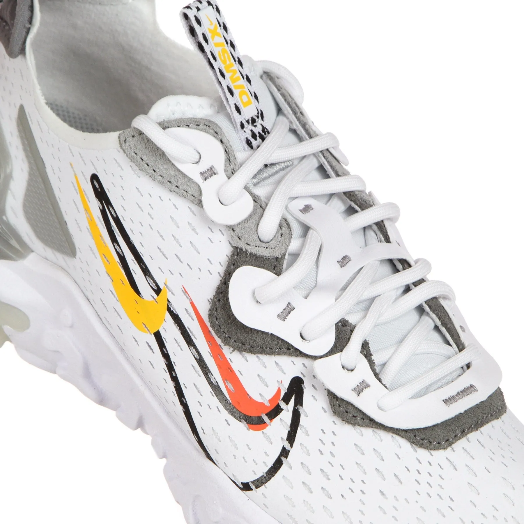 Scarpa Bassa Uomo React Vision White/black/lt Smoke Grey/smoke Grey