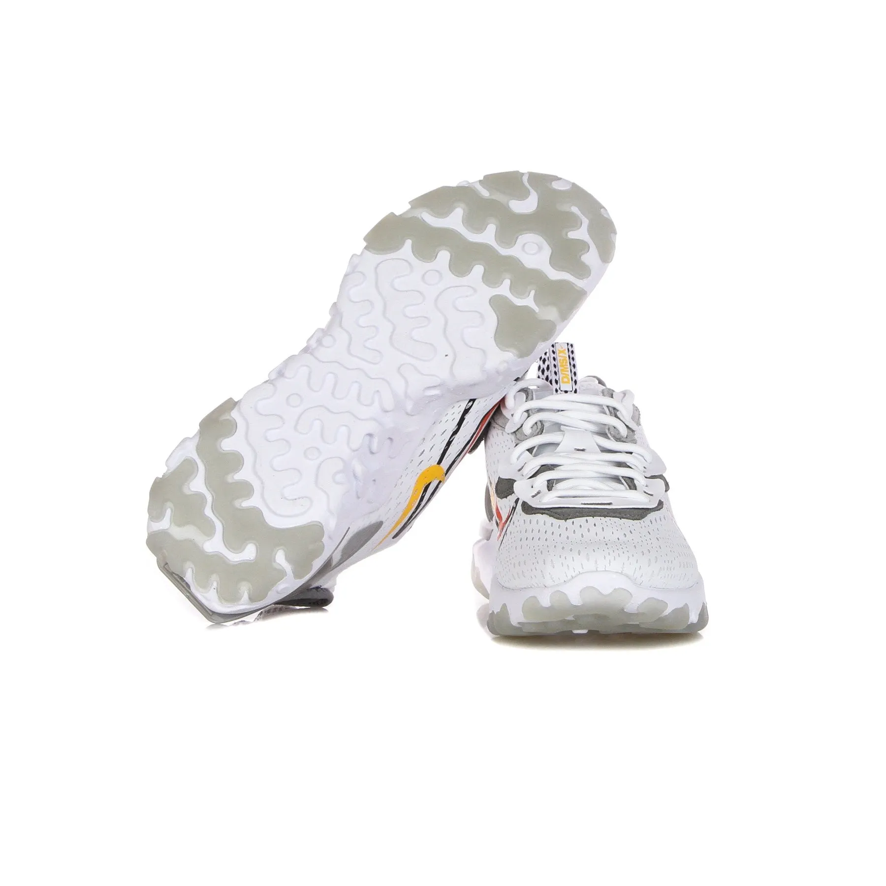 Scarpa Bassa Uomo React Vision White/black/lt Smoke Grey/smoke Grey