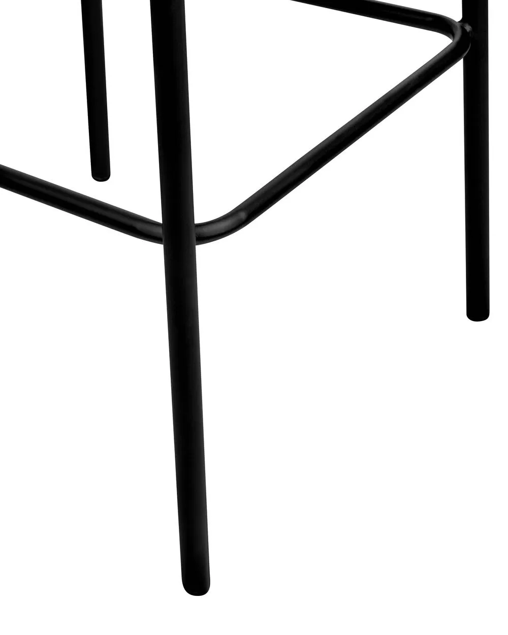 Set of 2 Bar Chairs MINA Boucle White