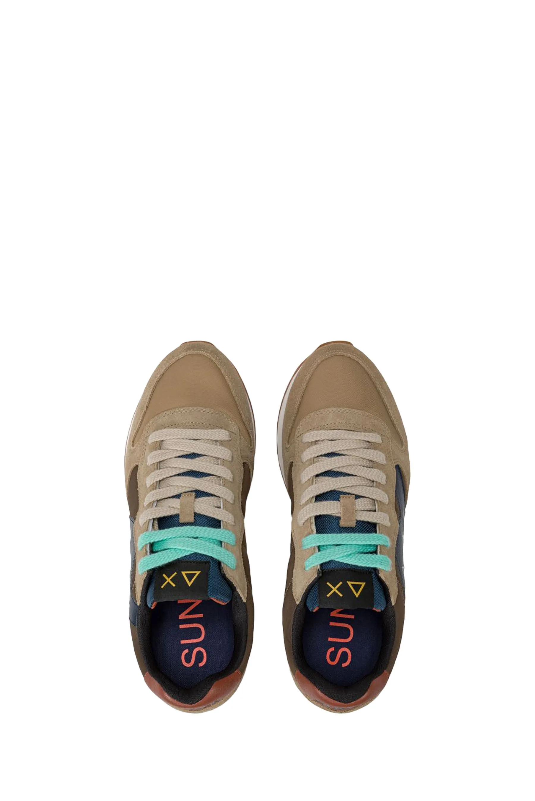 SNEAKERS UOMO SU68 JAKI BICOLOR BEIGE SCURO