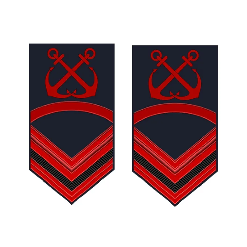 Sottocapo di seconda 2° classe nocchiere di porto Capitaneria gradi per uniforme ordinaria invernale O.I.