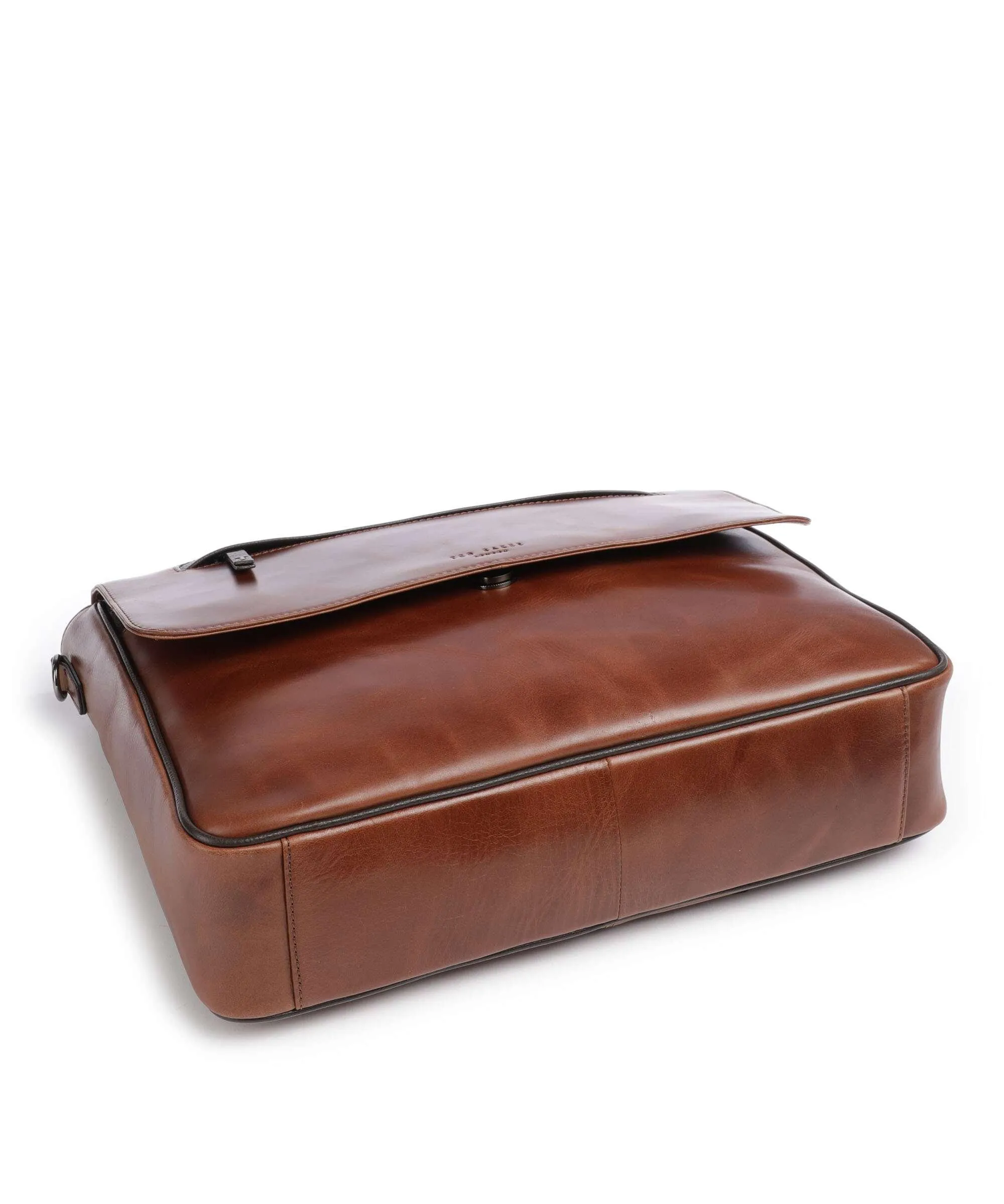  Ted Baker Raymon Cartella 15″ pelle di vacchetta finemente grana tan  