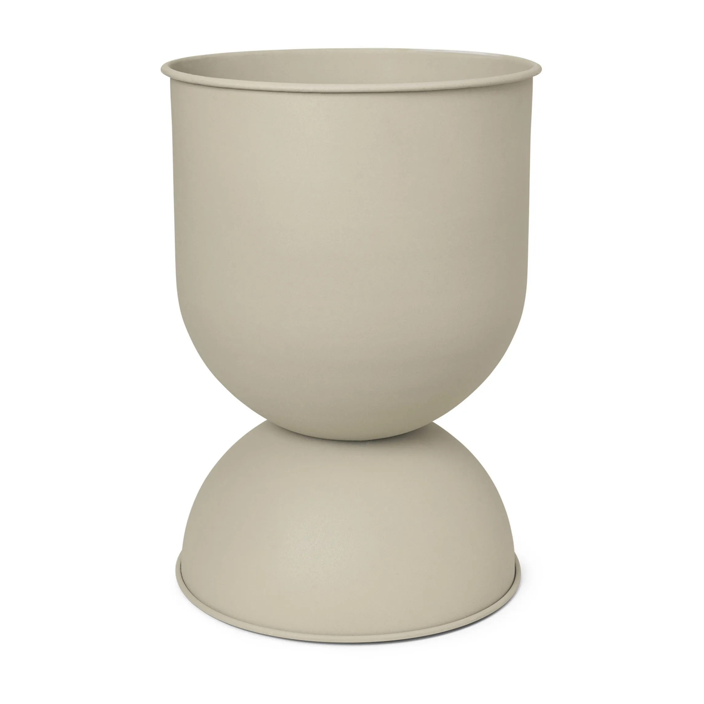 Vaso da fiori Hourglass medio.k3{font-size:18px}nero-grigio scuro