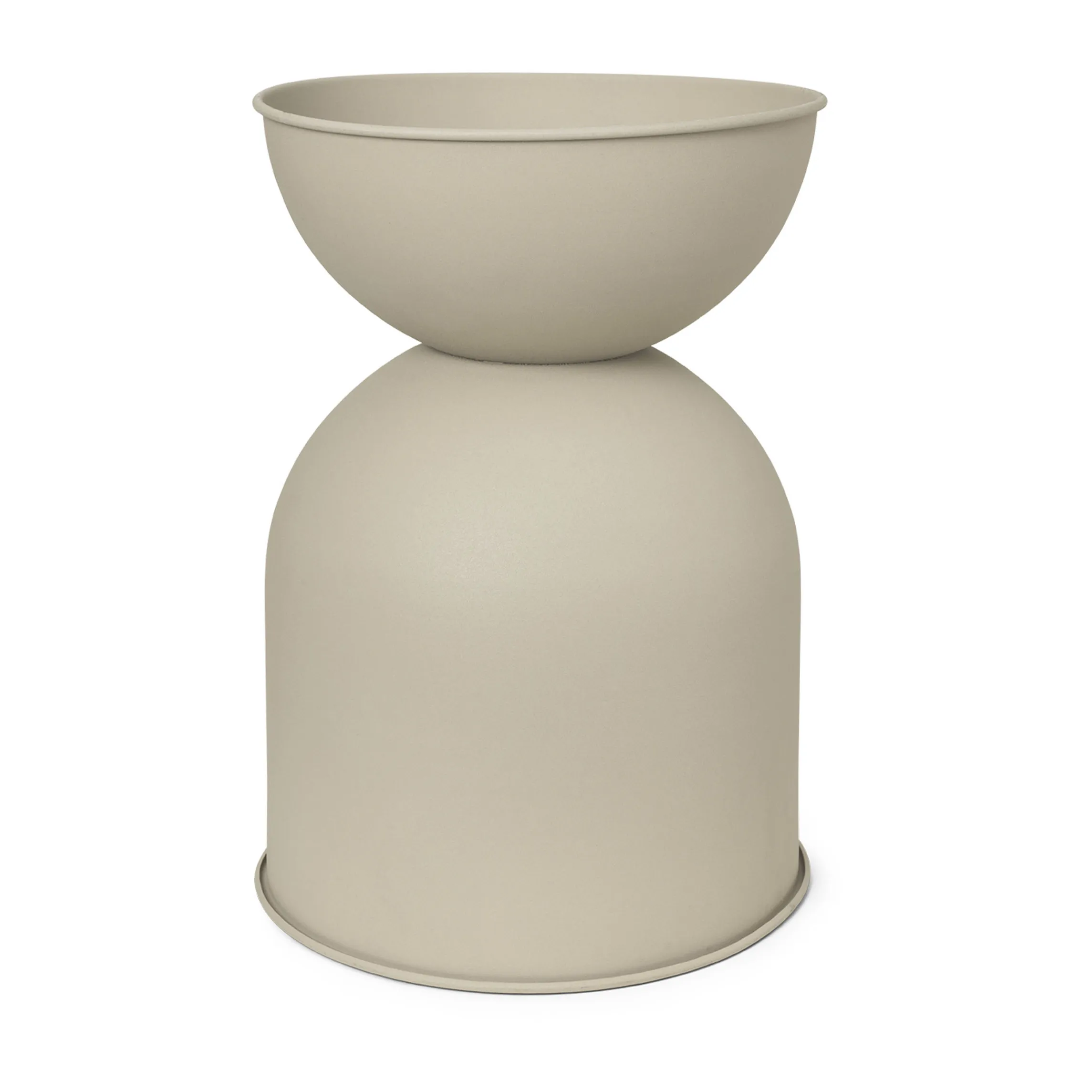Vaso da fiori Hourglass medio.k3{font-size:18px}nero-grigio scuro