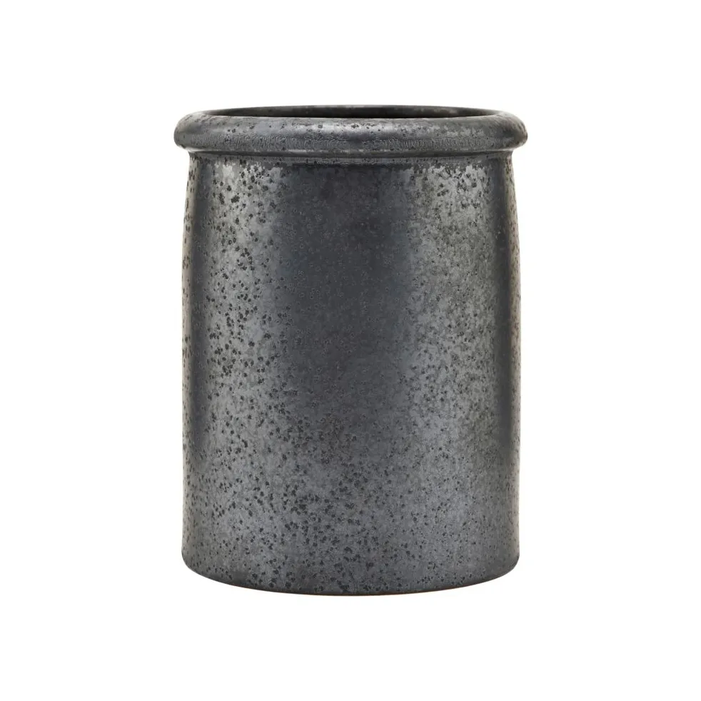 Vaso da fiori Pion Ø 11,5 cm.jm{font-size:18px}grigio-bianco