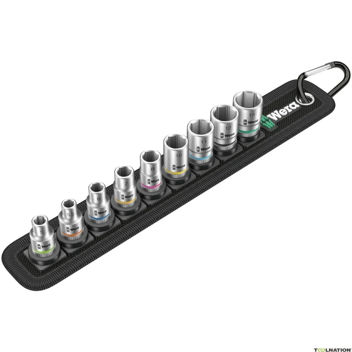 Wera 05003883001 Set di 4 bussole Zyklop con unità da 1/4".