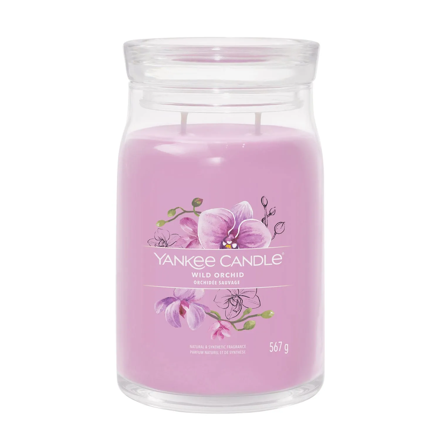 Wild Orchid, candela in giara grande - Yankee Candle 